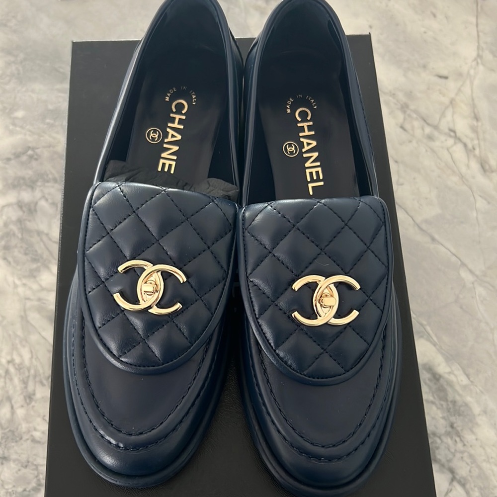 Chanel loafers brand new in box